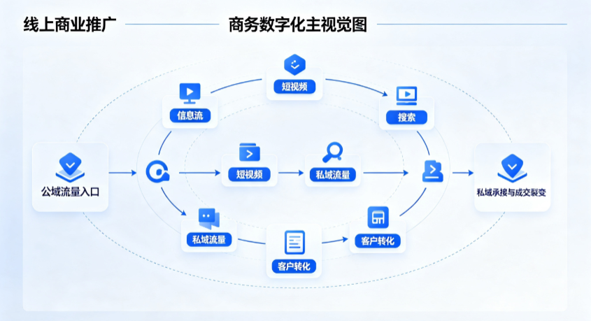 乐昌市线上商业推广怎么做？全域流量闭环搭建与低成本转化实战指南